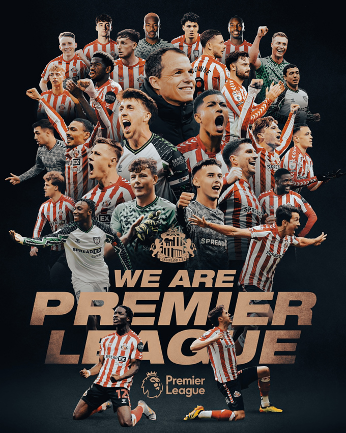 Sunderland giành chiếc vé cuối cùng thăng hạng lên Premier League 2025/26