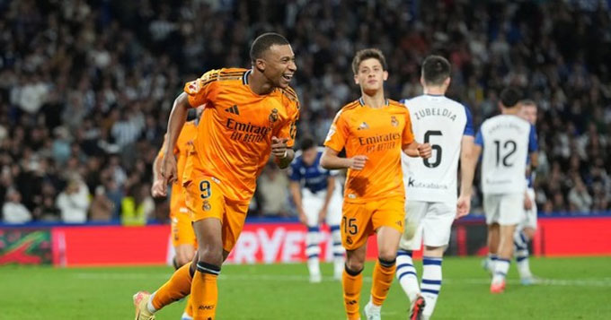 Real Madrid sẽ so tài với Sociedad ở vòng cuối La Liga mùa này.