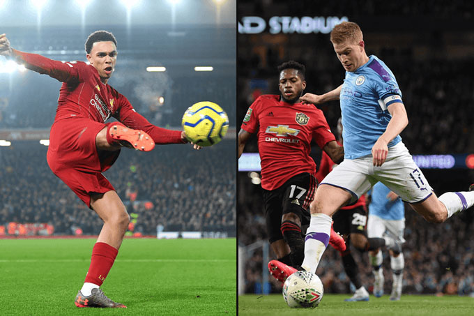 Alexander-Arnold và De Bruyne đều là những nghệ sĩ chuyền bóng