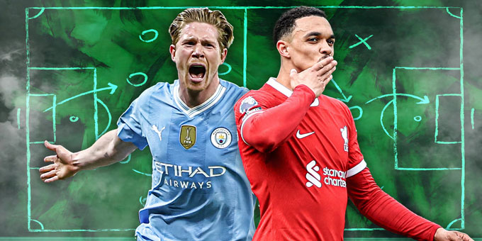 NHM Premier League sẽ nhớ mãi những pha tạt bóng trứ danh của De Bruyne và Alexander-Arnold