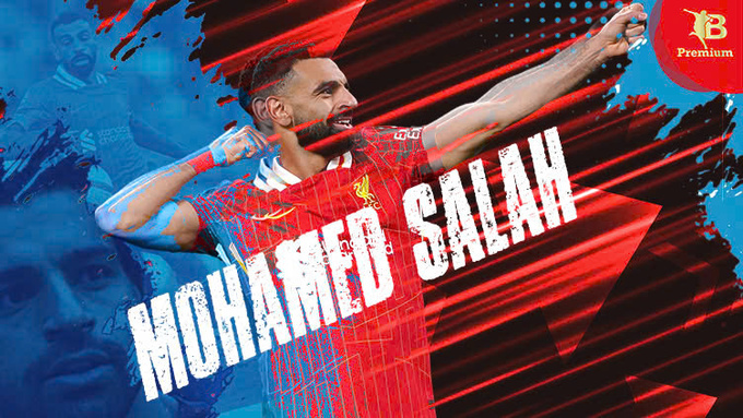 Mohamed Salah là cầu thủ hay nhất giải Ngoại hạng Anh 2024/25