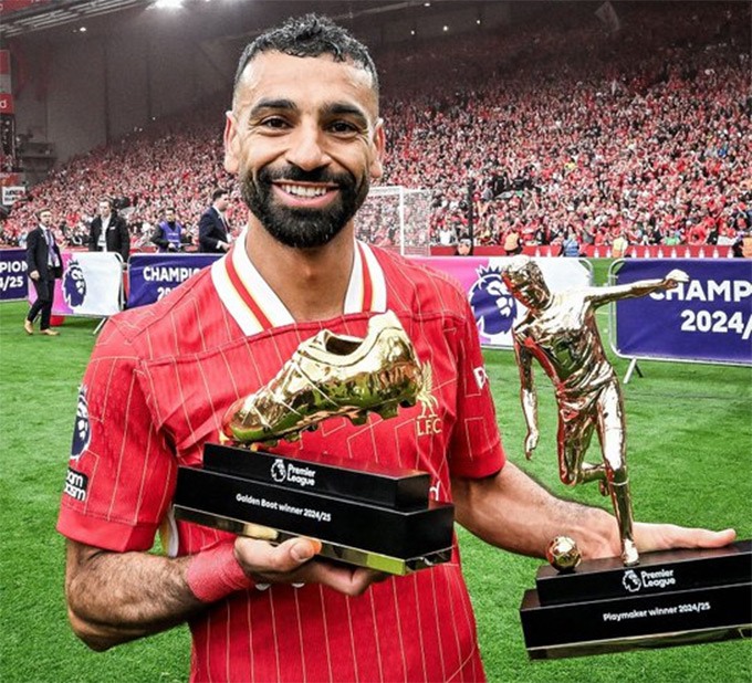 Salah giành cú đúp danh hiệu cá nhân