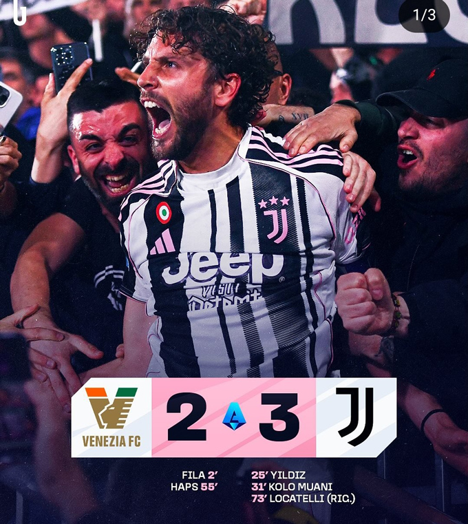 Juventus đánh bại Venezia để giành vé cuối cùng dự Champions League
