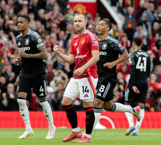 Eriksen ghi bàn cuối cùng trong màu áo MU