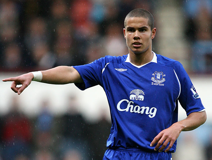 Jack Rodwell khi khoác áo Everton