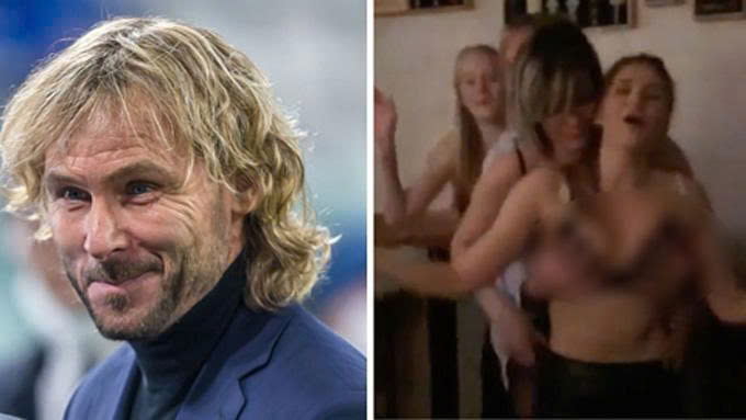 Pavel Nedved về già đổ đốn, thác loạn với 3 mỹ nữ
