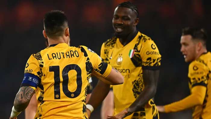 Chính các cầu thủ Inter quyết định sẽ mặc áo đấu màu vàng ở trận chung kết Champions League