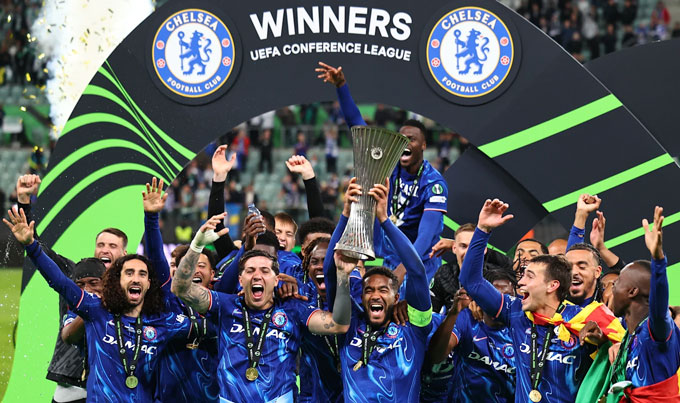 Chelsea vừa giành chức vô địch Conference League