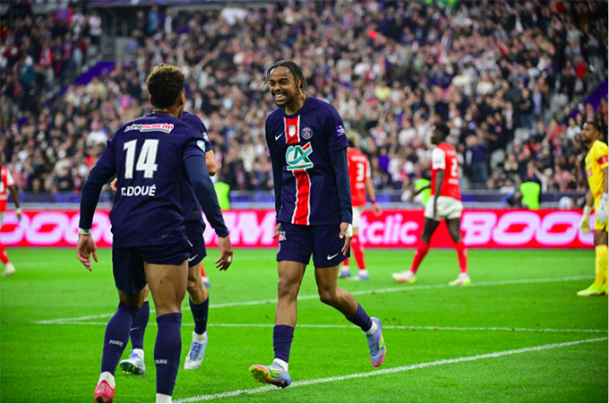 Doue và Barcola đều đóng vai trò quan trọng trong thành công của PSG mùa này