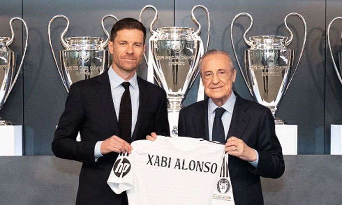 Xabi Alonso dẫn dắt Real Madrid