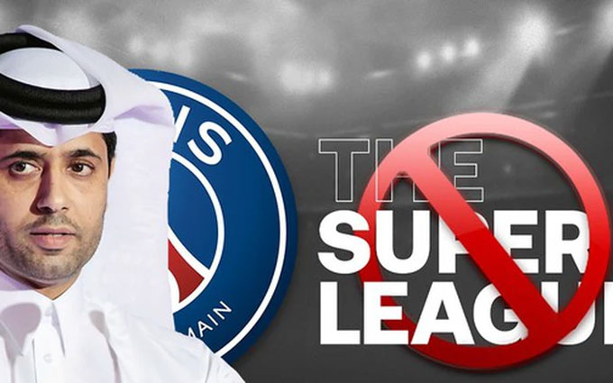 PSG nói không với Super League và tận dụng sự sa lầy của dự án này để vươn lên thâu tóm quyền lực bóng đá châu Âu