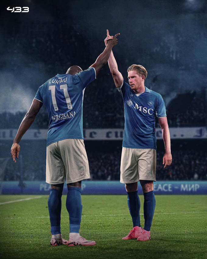 De Bruyne sẽ tái ngộ đồng hương Lukaku ở Napoli?
