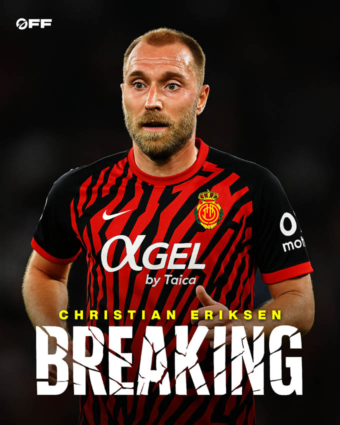 Eriksen sắp thuộc về Mallorca?
