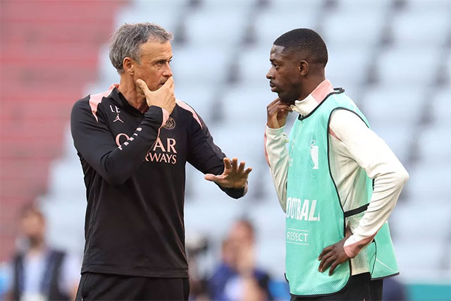 Dembele là nhân tố quan trọng trong hệ thống chiến thuật của HLV Enrique