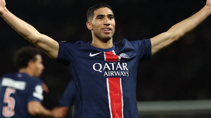 Hakimi mang tới sự cân bằng bên cánh phải cho PSG