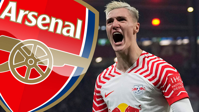 Benjamin Sesko là mục tiêu hàng đầu của Arsenal