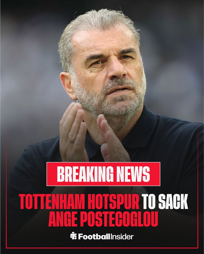 Theo Football Insider, Tottenham đã quyết định sẽ sa thải Postecoglou
