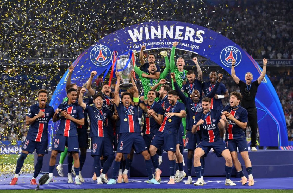 PSG trở thành nhà Vua mới của bóng đá châu Âu
