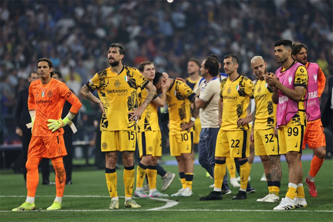 Inter Milan nhận thất bại nặng nề ở chung kết Champions League