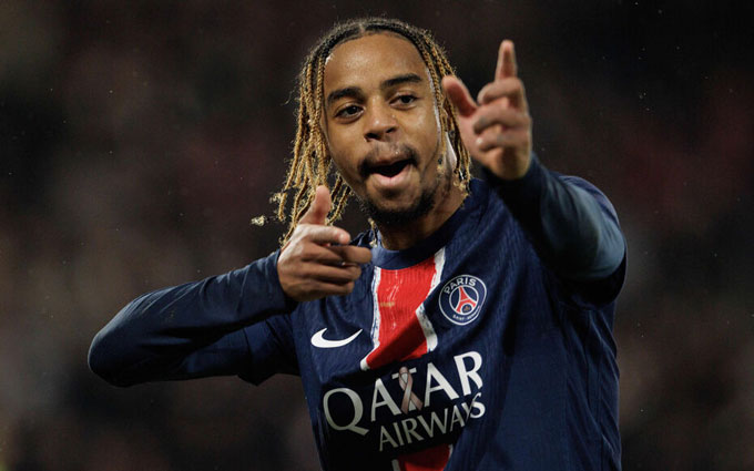 Barcola thi đấu nổi bật tại PSG và được nhiều ông lớn nhòm ngó