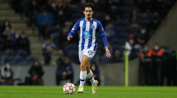 Vitinha khi còn trong màu áo Porto
