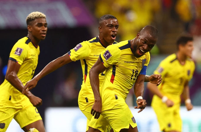 Ecuador nằm trong nhóm 5 đội có thể có vé trong tuần này