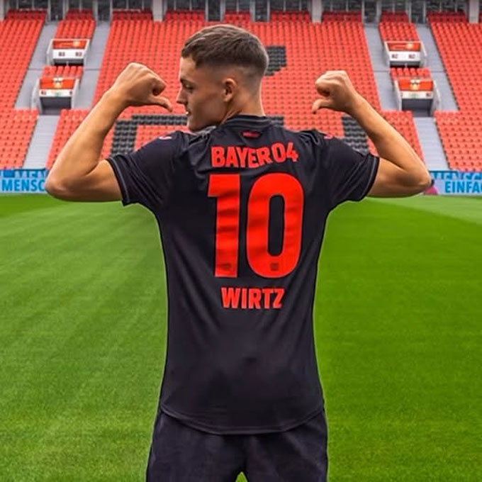Wirtz muốn mặc áo số 10 tại Liverpool giống như số áo anh đang mặc tại Leverkusen