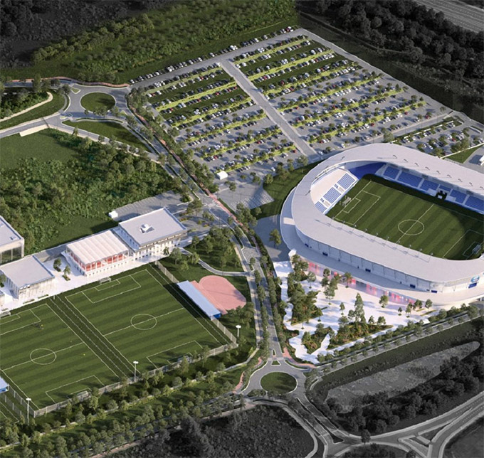 Campus PSG nhìn từ trên cao