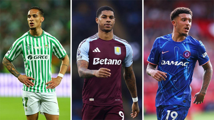 Rashford, Antony và Sancho đều ghi dấu ấn khi được cho mượn mùa trước