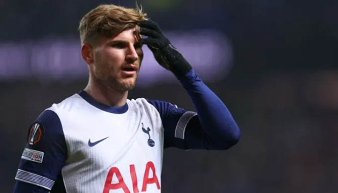 Tottenham không kích hoạt điều khoản mua đứt Timo Werner