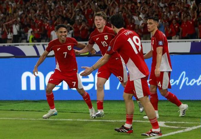 Dàn cầu thủ nhập tịch của Indonesia đã giúp đội nhà giành vé dự vòng loại thứ 4