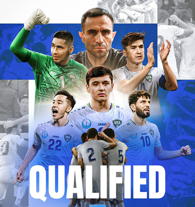 Uzbekistan làm nên lịch sử ở vòng loại World Cup 2026