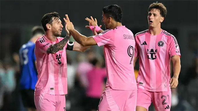 Suarez là đồng đội thân của Messi tại Inter Miami