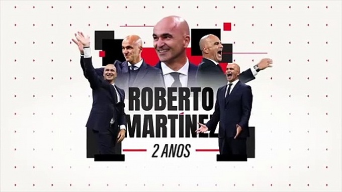 HLV Roberto Martinez chuẩn bị có màn đối đầu với đội tuyển của quê hương Tây Ban Nha