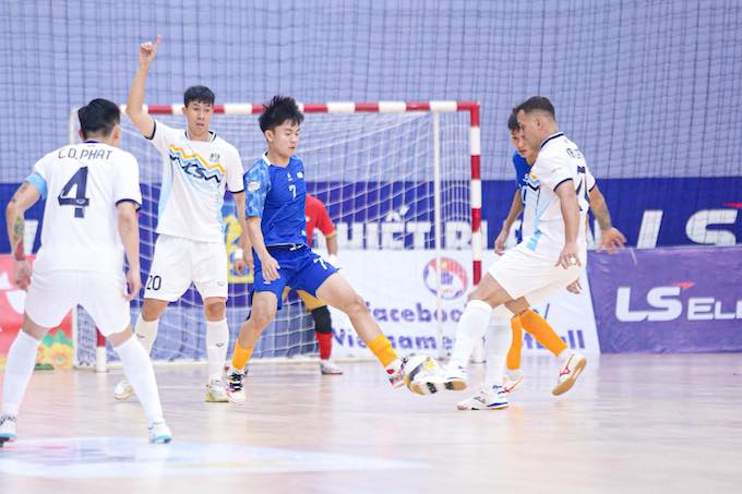 Thái Sơn Nam đã cho thấy sự lấn lướt và vượt trội hơn hẳn Trẻ TP.HCM. Ảnh: CTV