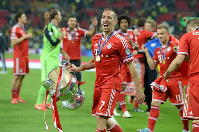 Ribery vô địch Champions League 2012/13