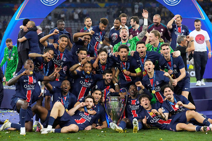 PSG đã lên ngôi vô địch Champions League mùa này đầy thuyết phục