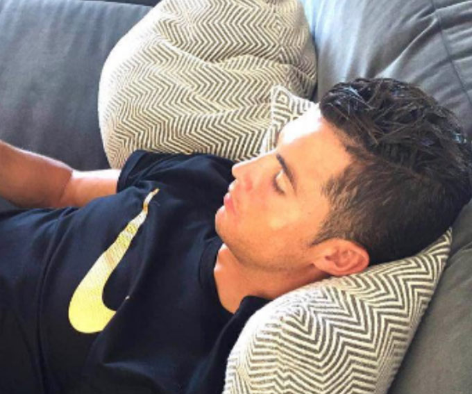 Ronaldo rất coi trọng giấc ngủ