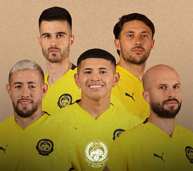 FAM thông báo 5 cầu thủ mới nhập tịch của Malaysia được FIFA xác nhận đủ điều kiện ra sân ở trận gặp ĐT Việt Nam 