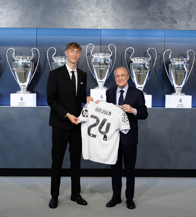  Dean Huijsen chính thức gia nhập Real Madrid