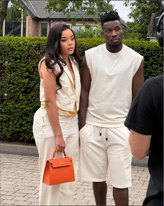 Vợ chồng thủ môn Andre Onana