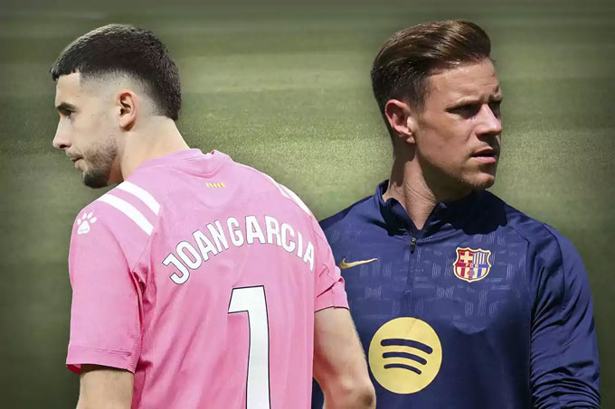 Garcia sẽ thay Ter Stegen bắt chính trong khung gỗ của Barca
