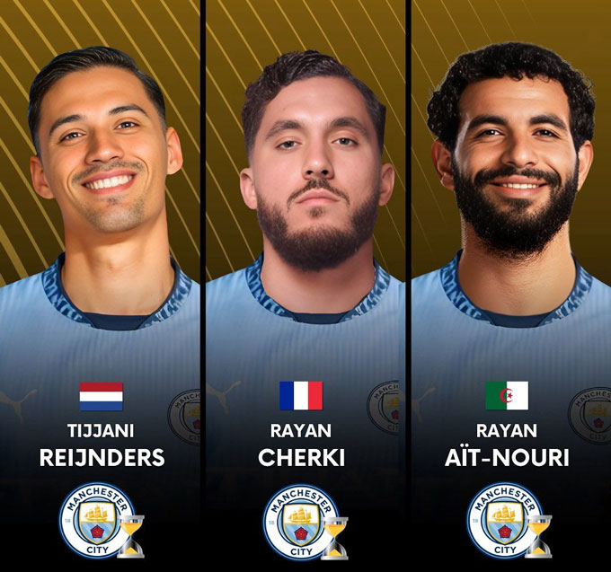 Man City liên tục công bố các tân binh dù kỳ chuyển nhượng hè mới chỉ vừa bắt đầu
