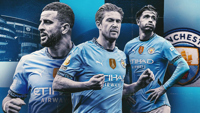 Man City dần loại bỏ các công thần đã già yếu hoặc sa sút phong độ