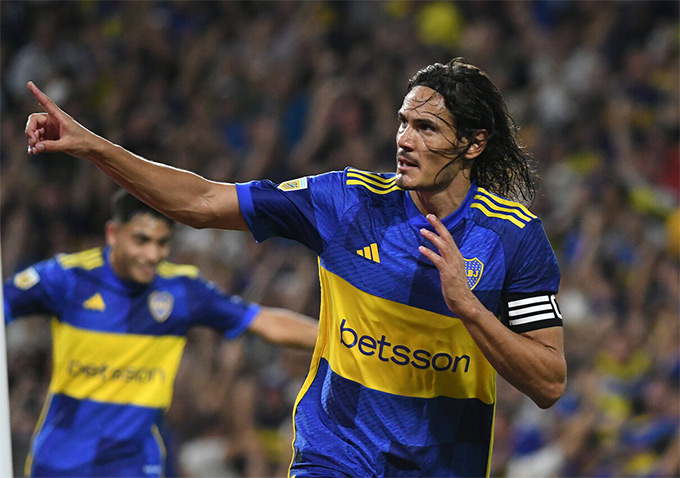Cavani đang là chân sút chủ lực của Boca