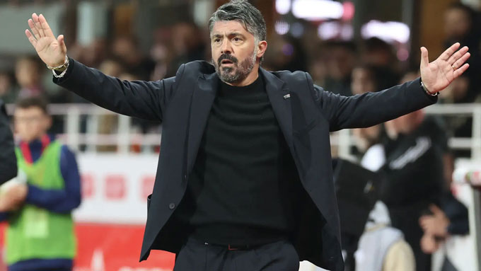 Gattuso chỉ là một HLV tầm thường với ít thành tích