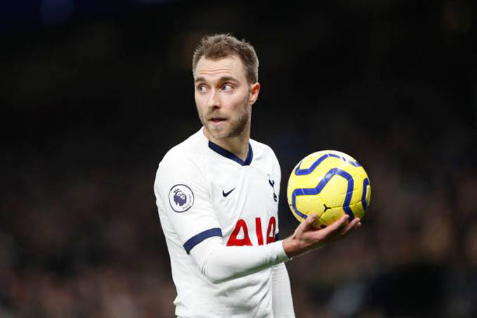 Eriksen ngày còn khoác áo Tottenham