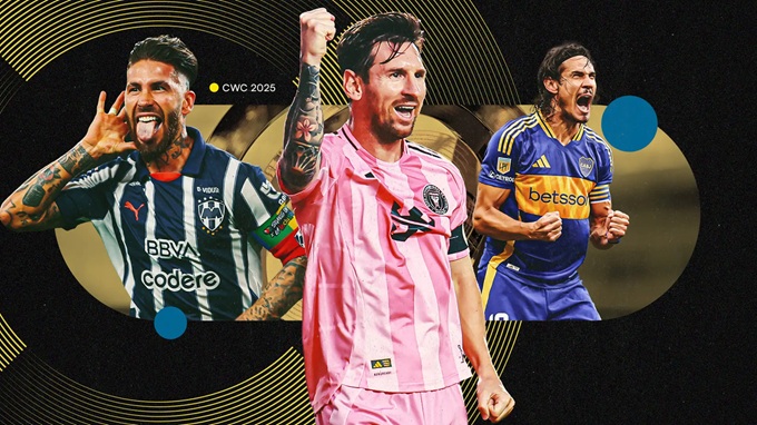Những tên tuổi cựu trào như Olivier Giroud, Messi, Edinson Cavani sẽ góp mặt tại FIFA Club World Cup 2025