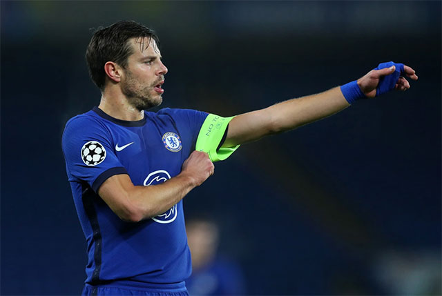Azpilicueta từng mang băng thủ quân Chelsea khi còn chinh chiến ở Premier League