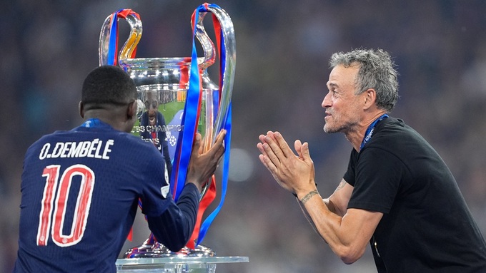Dembele vừa góp công lớn giúp PSG giành "cú ăn ba" vĩ đại
